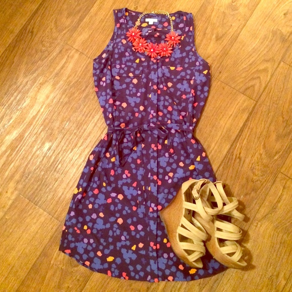 GAP Dresses & Skirts - Spotted Navy Blue Gap Dress - Size XS