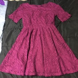Dark burgundy/ purple dress