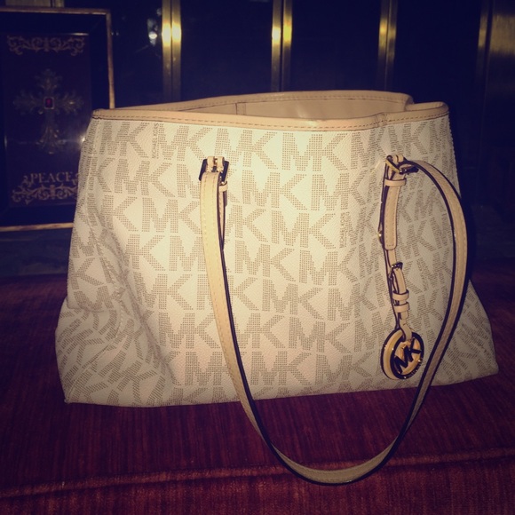 MICHAEL KORS Jet Set Travel Large Saffiano Tote