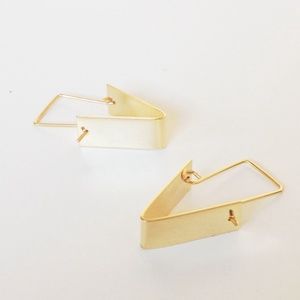 Arrow / triangle earrings