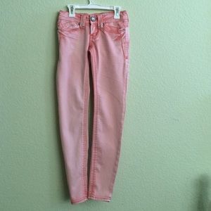 Hydraulic pink jeans