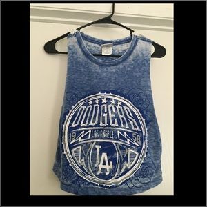 Dodger Crop Tank Size-M