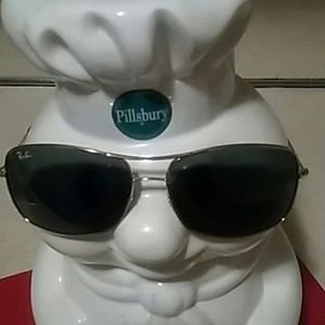 Ray Ban gold framed sun glasses