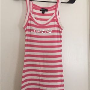 Bebe striped tank Size-M