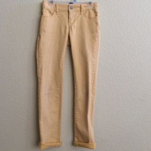 Yellow old navy size 8 kids capris
