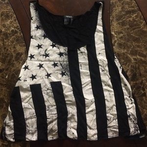 American Flag crop top