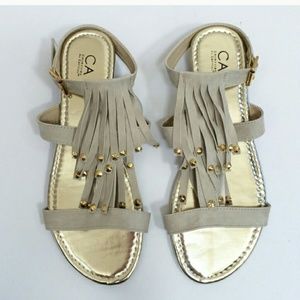 Fringe sandles