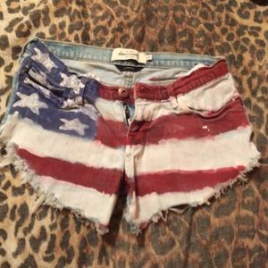American flag shorts