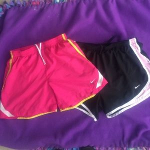 2 pair of Nike drifit shorts