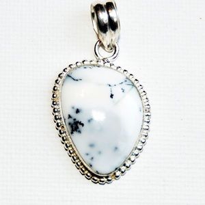 Denditric Agate Gemstone Pendant