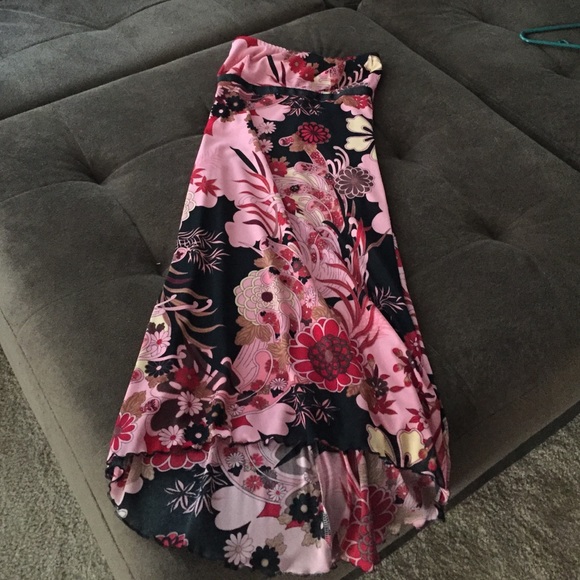 Strapless dress