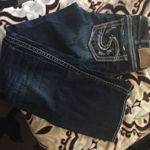Silver jeans