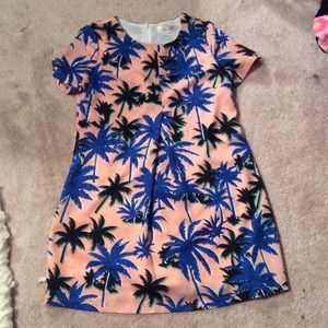 Palm Tree Shift Dress