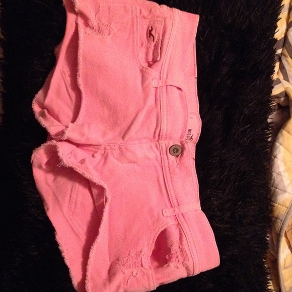 Hollister Pants - Light pink hollister shorts
