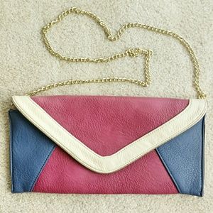 Colorblock Over The Shoulder Bag