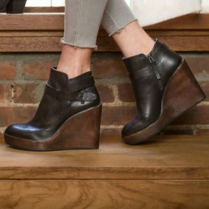 Dolce Vita 'COLIE' Leather Wedge Booties