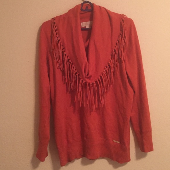 Burnt orange Michael Kors sweater