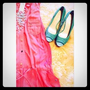 Enzo Angiolini Green Suede