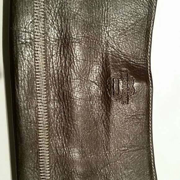 Used Brown Frosinone leather purse - Picture 2 of 3