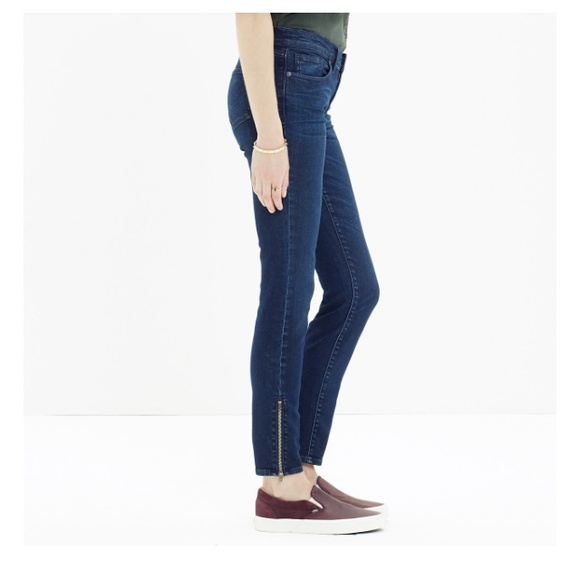 Madewell Skinny Ankle Zip Jeans