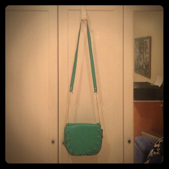 Blue/green purse