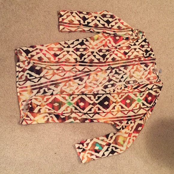 Colorful tribal kimono