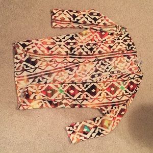 Colorful tribal kimono