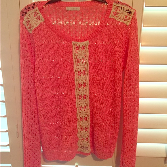 Coral sweater from Nordstrom size M