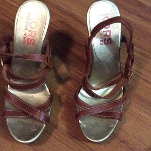 Michael Kors wedge sandals 40$ sz8.5