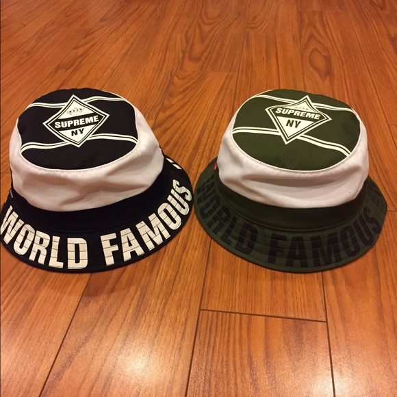supreme world famous bucket hat