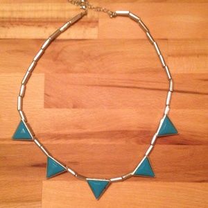 Plastic Turquoise Necklace
