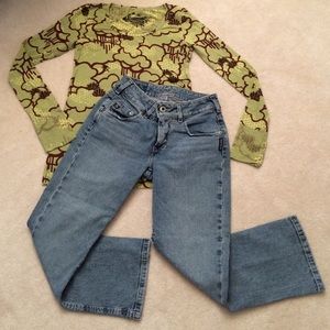 Silver Bitmap Capris