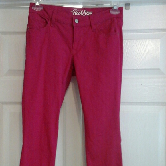 Old Navy pink skinny jeans