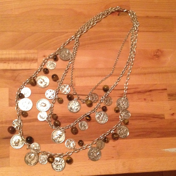 Long Silver Necklace