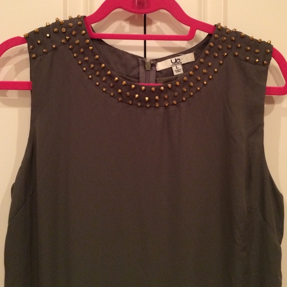 Olive Green Sleeveless Dress