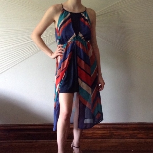 Bar III Multicolored Maxi Dress