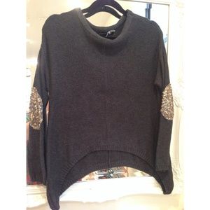 Sequin Elbow Sweater