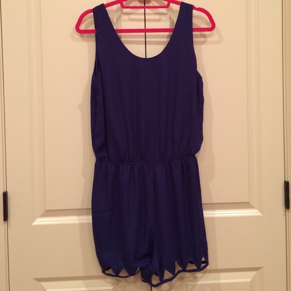 Royal Blue Romper - Picture 1 of 2