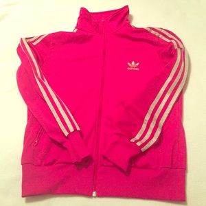 Pink Adidas sweatshirt, size L (fits like medium)