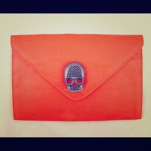 BNT Skull Envelope style clutch