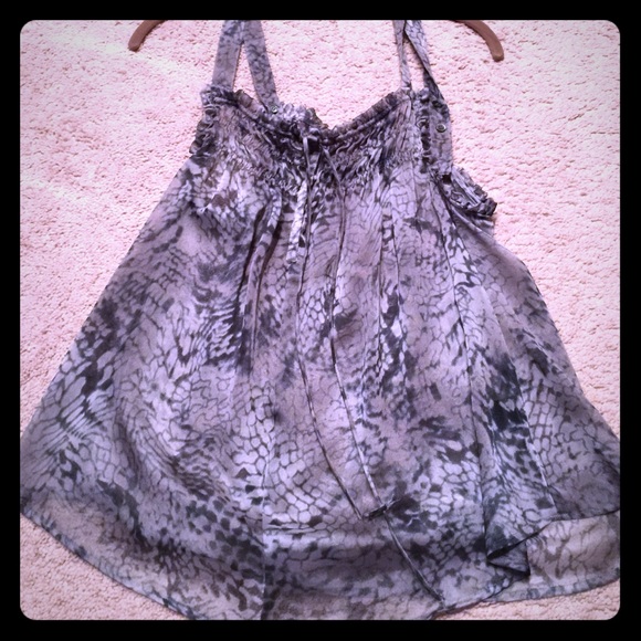 Patterson Kincaid sheer flowy top