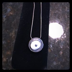 Sterling silver pearl necklace