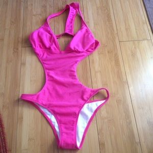 Maui Girl Neon Pink One-Piece Bikini