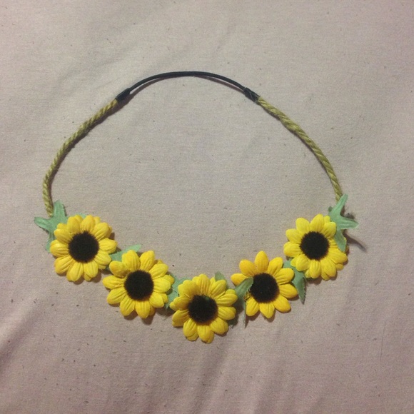Sunflower headband