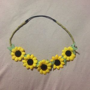 Sunflower headband