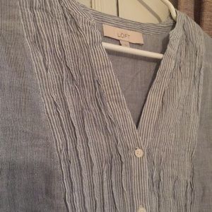 Loft medium blouse top shirt