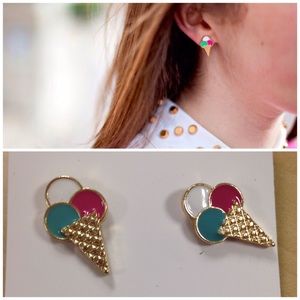 Ice cream cone Kate spade earrings