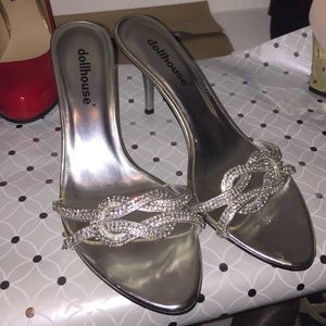 Silver sandals