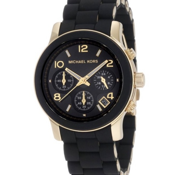Michael Kors Black Catwalk Chronograph Watch