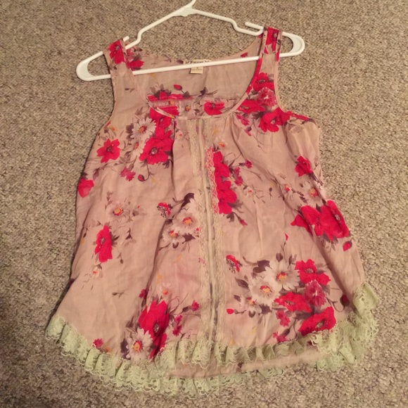 Forever 21 tank blouse top medium